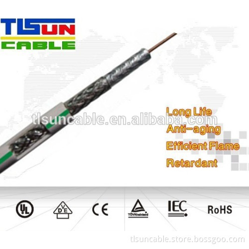 Cable sat703 1.02mm CU(pure copper) AL Foil 6.80mmPVC